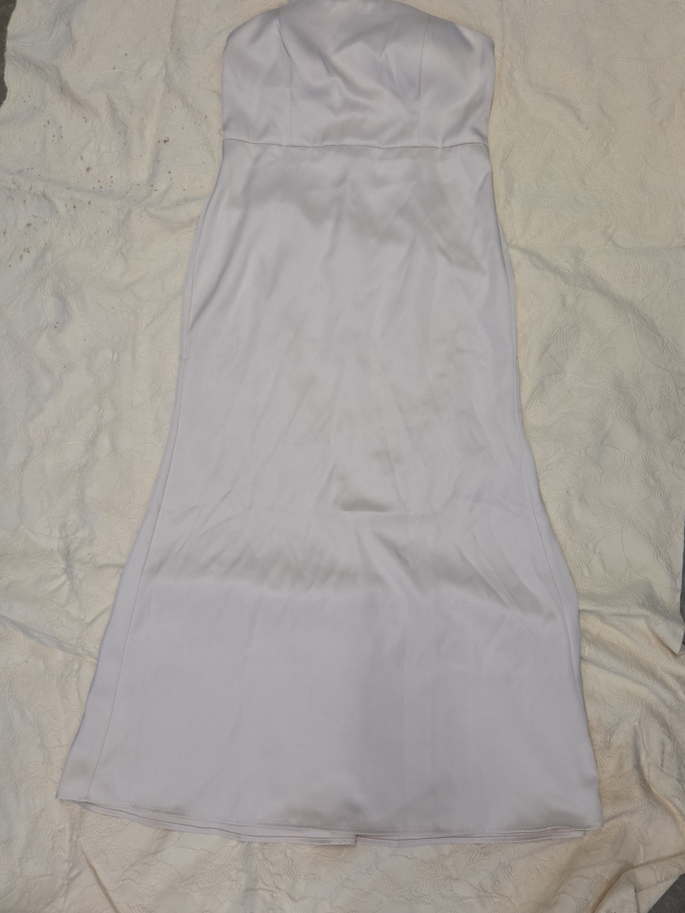 Fehaute Wedding Guest Strapless Maxi Dress 12